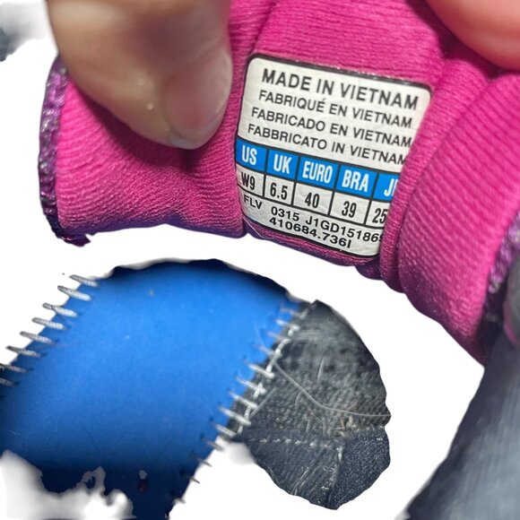 Mizuno Wave Rider 18 Womens Running Shoes US 9 Gray & Purple - Picture 4 of 5